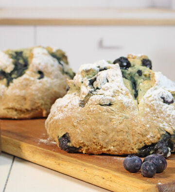Blueberry Soda Bread