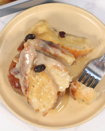vegan french bread pudding