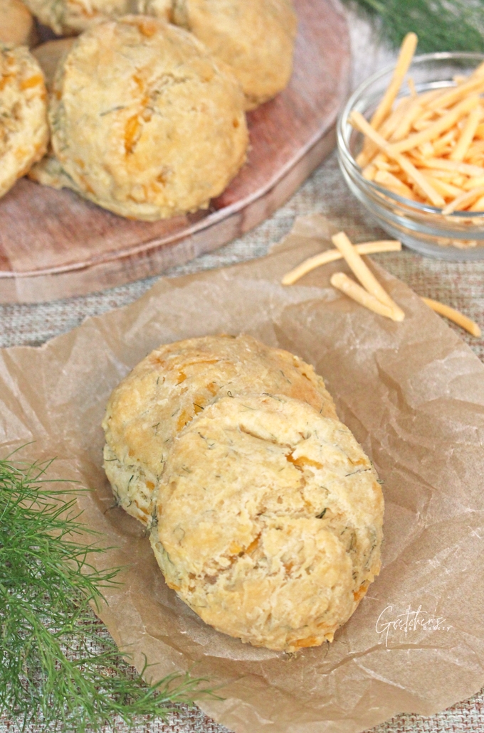 Vegan Cheddar Dill Biscuit 