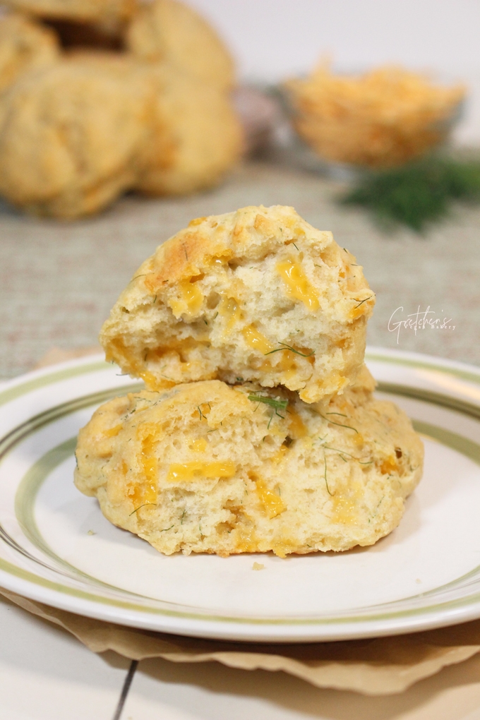 Vegan Cheddar Dill Biscuit 