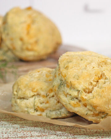 Vegan Cheddar Dill Biscuit