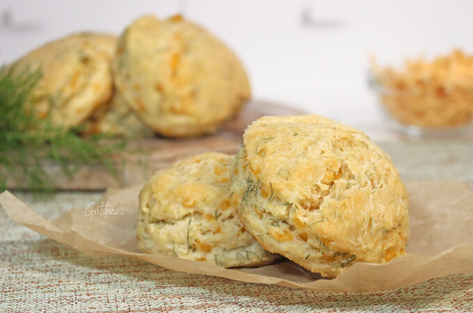 Vegan Cheddar Dill Biscuit