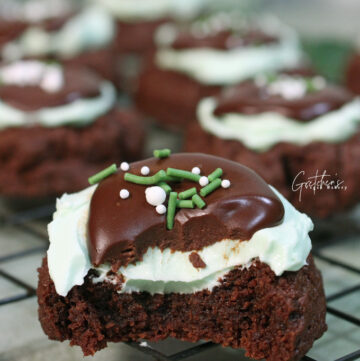 Chocolate Mint Thumbprints