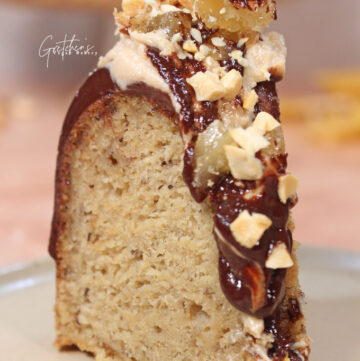 Banana Butterfinger Cake