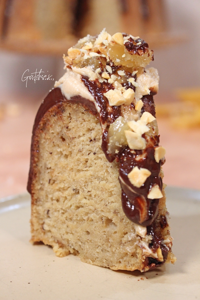 Banana Butterfinger Cake
