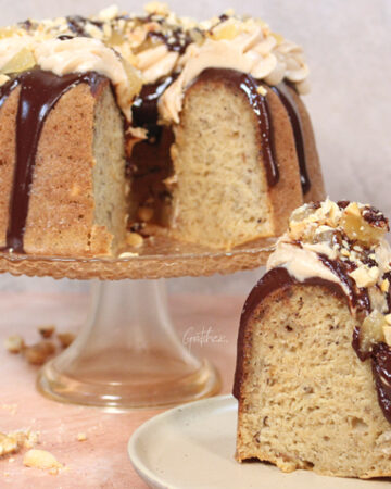 Banana Butterfinger Cake