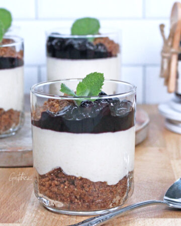 Blueberry Cheesecake Cups