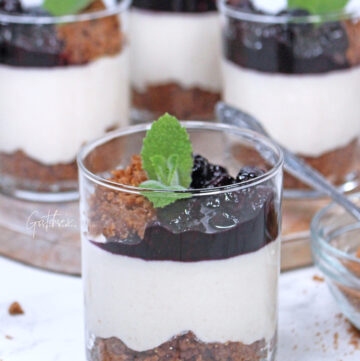 Blueberry Cheesecake Cups