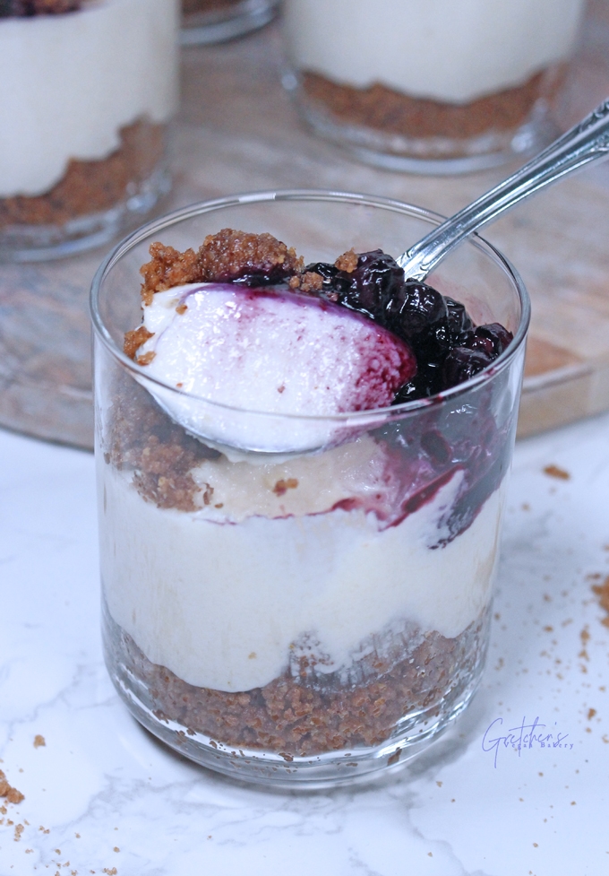 Blueberry Cheesecake Cups