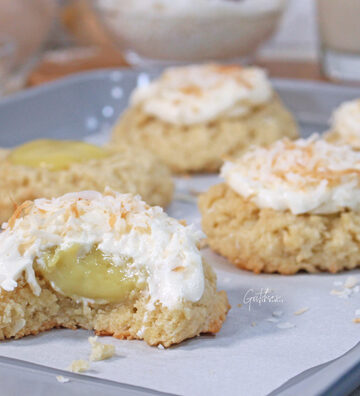 Coconut Custard Creams