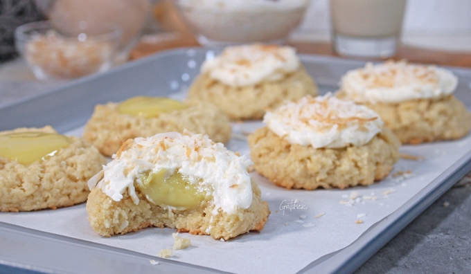 Coconut Custard Creams