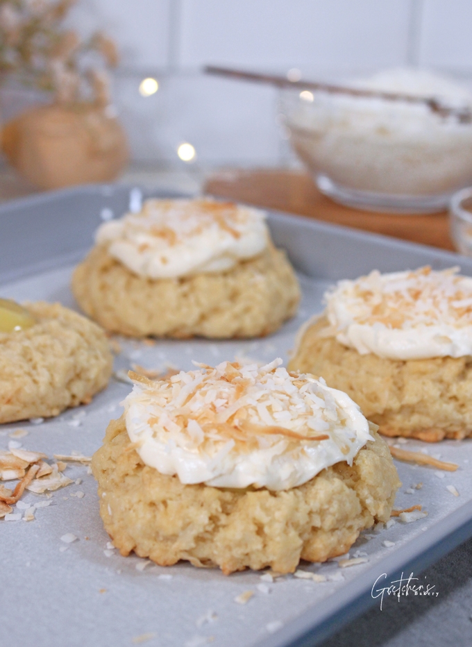 Coconut Custard Creams