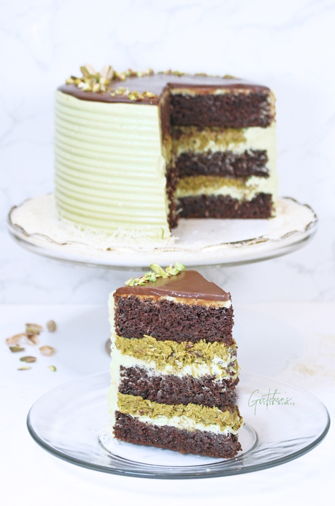 kadayif crunch cake