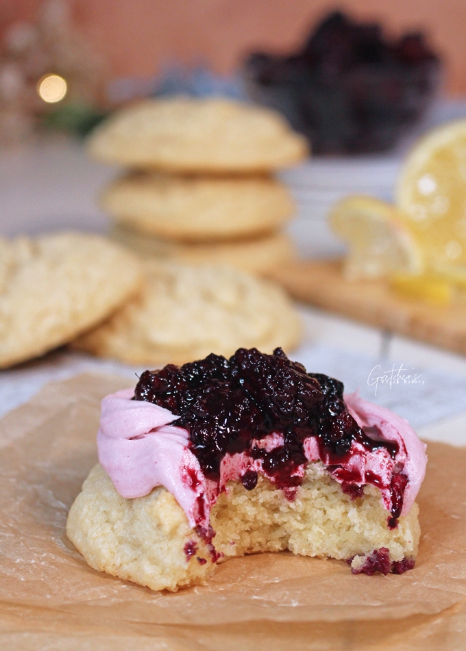Blackberry Lemon Creams