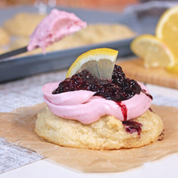 Blackberry Lemon Creams