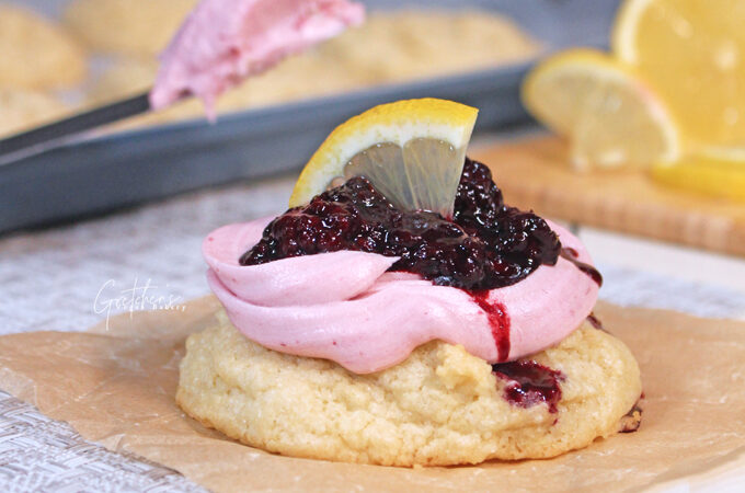 Blackberry Lemon Creams