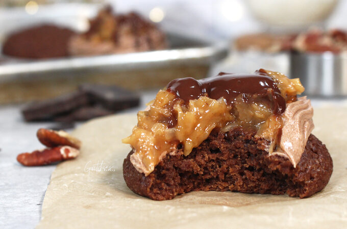German Chocolate Cake Cookies