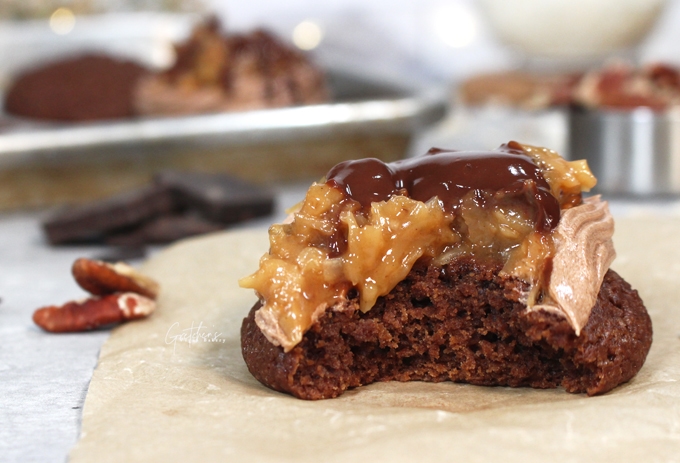 German Chocolate Cake Cookies