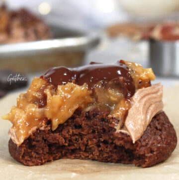 German Chocolate Cake Cookies