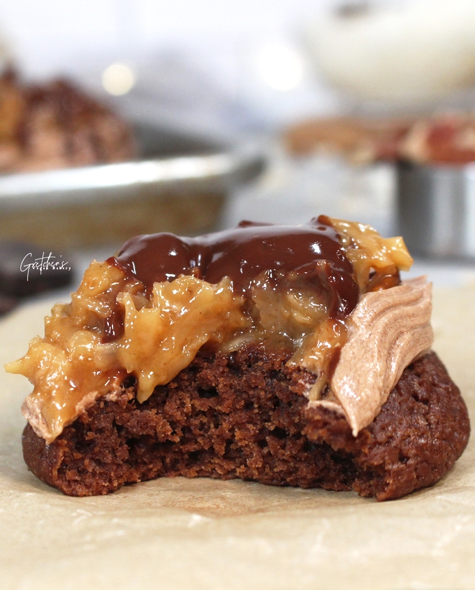 German Chocolate Cake Cookies
