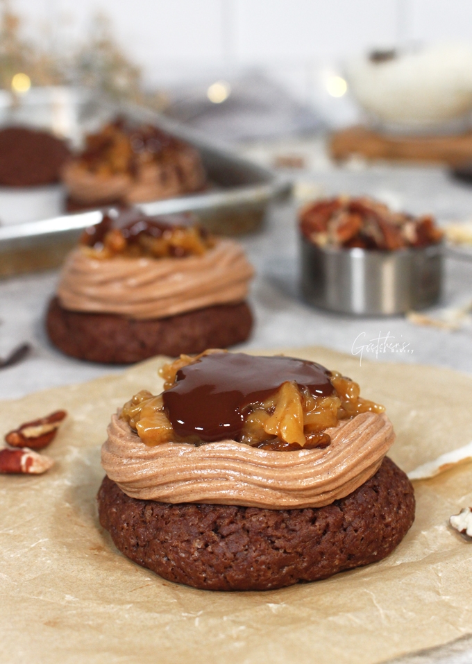 German Chocolate Cake Cookies
