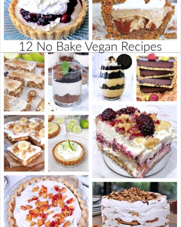 12 no bake vegan recipes