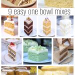 9 Easy One Bowl Cake Mixes ~ Vegan