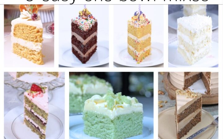 9 Easy One Bowl Cake Mixes ~ Vegan