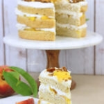 Peaches and Cream Cake