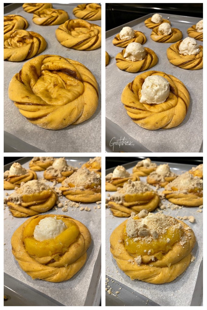 peach cheese danish