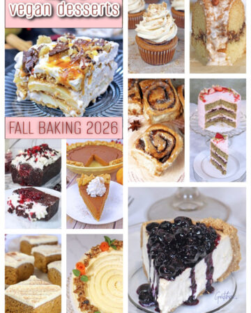 Top 10 Vegan Desserts Fall baking